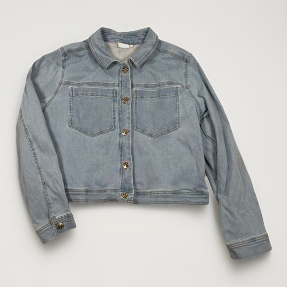 Spartina 449 Knox Denim Jacket Light Blue Wash Women's Size XXL 2X - Picture 2 of 8